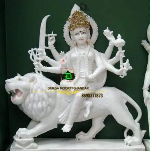 Marble Durga Maa Statue